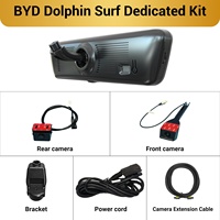 Caméra de tableau de bord pour rétroviseur BYD Dolphin Surf H8 Pro avec streaming, 2K, 8,2 pouces, double objectif avant et arrière, certifiée CE FCC, d'origine usine