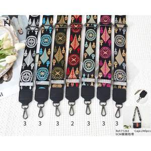 Correa de 5 cm con patrón étnico para bolso, correa de hombro ajustable, 24 piezas por caja - Product Image 1