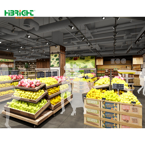 Solución de Venta al por Menor para Supermercados Highbright, Conjunto Completo de Equipos de Exhibición de Productos Frescos para Supermercados y Tiendas de Comestibles - Product Image 2
