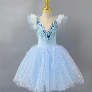 Tutù Professionale di Alta Qualità per Adulti e Bambini, Abito Lungo Romantico da Balletto Giselle per Ragazze - Product Image 2