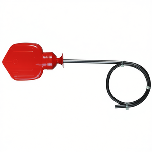 Flotador eléctrico de 10.00m para palancas de tanque con varilla metálica y cabezal flotante rojo - Product Image 3