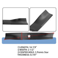 Lame de tondeuse à gazon de 426 mm pour paillage, compatible avec les références 173921, 532173921, 532180055, 539110512, 917532173921, 954633781 – Fournisseur chinois