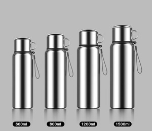 Nuevo Termo Clásico de Acero Inoxidable para Oficina, 600/800/1200/1500ml, para Sopa, con Pantalla LED de Temperatura, Mantiene la Temperatura de 12-24 Horas - Product Image 4