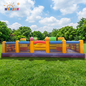WINSUN Jeux de trampoline gonflables pour le sol, château gonflable, trampoline - Product Image 1