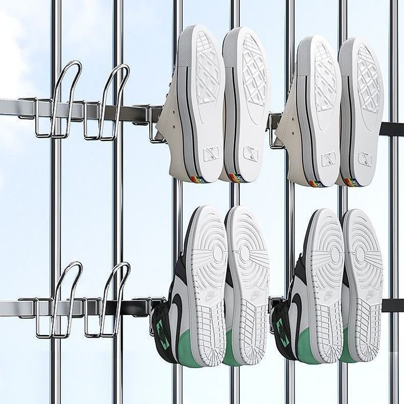 Extra thick and sturdy shoe drying hooks, 6-pack