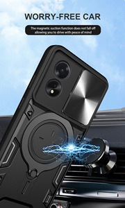 Pousser fenêtre métal Invisible support magnétique Support coque de téléphone pour OPPO A38 RENO 10 5G A58 A78 4G Realme GT3 <span class=keywords><strong>11</strong></span> <span class=keywords><strong>PRO</strong></span> Plus - Product Image 3