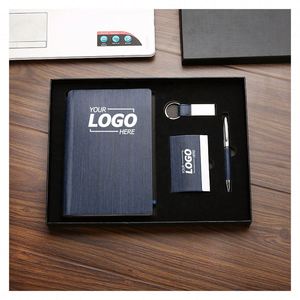 Executive <b>Gift</b> <b>Set</b>: Branded Pen, Keychain & Card Holder - Perfect Corporate Swag - Product Image 1