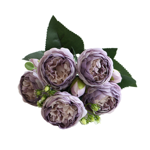 Modern Brilliantart - Ramos de Rosas Artificiales <span class=keywords><strong>Ross</strong></span> Stem de 26 Pulgadas, 2 Capullos de Flor, Tela/Plástico/Alambre de Hierro de Alta Calidad, Larga Duración - Product Image 1