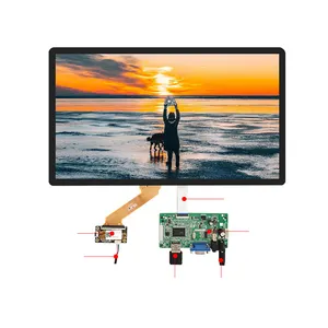 Üretici ODM self-service kiosk için özelleştirilmiş endüstriyel kontrol için 20.1 inç G + G dirençli kapasitif dokunmatik ekran