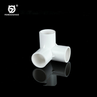 Conexiones de Tubería de PVC de Estándar Americano para Exportación, de Tres y Cuatro Vías, Impermeables, Conexión Hembra Hexagonal Lisa, Garantía de 3 Años