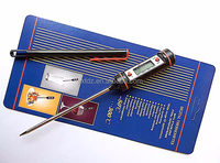 Termometer Dapur Digital Portabel WT-1, Termometer Elektronik untuk BBQ, Daging, Air, Minyak, Susu, Memasak, Probe Elektronik untuk Makanan, Termometer Oven dengan Tabung