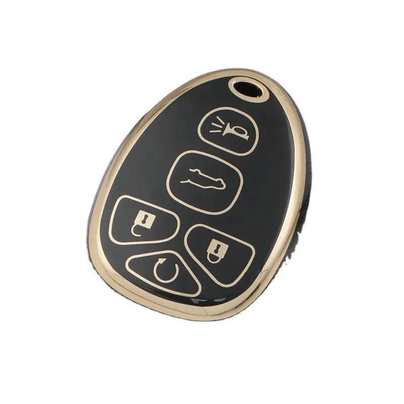 5 Botões Keyless Entry tampa Fob, caso Remoto Chave Do Carro Para 2007-2014 Cadillac Escalade Chevrolet Yukon GMC