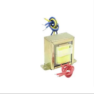 Single Phase EI Core Power Transformer 12V 10W Output Cable