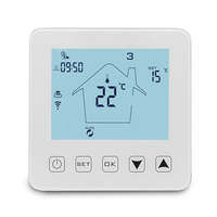 Termostato de habitación de calefacción de suelo WiFi inteligente programable automático debajo del suelo programa semanal calentador de agua Solar