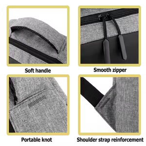 Многофункциональный 15,6 дюймов дорожный рюкзак для ноутбука для мужчин USB зарядка водонепроницаемый нейлон для колледжа и бизнеса - Product Image 6