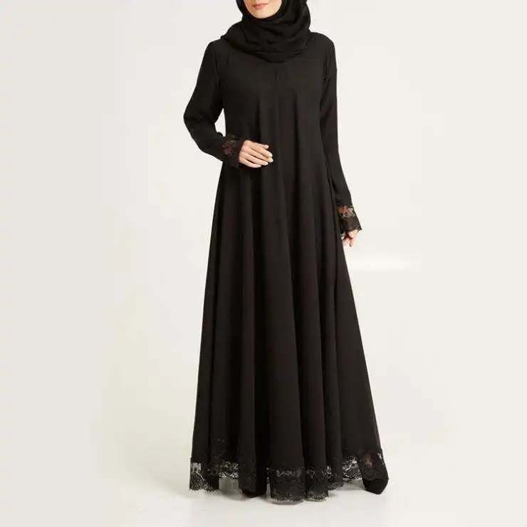 Vestido abaya feminino muscular bordado, vestido maxi para mulheres robe, roupas islâmicas de 2023