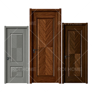 Roi בית מפעל ישיר pvc melamine mdf הדלת עור הדלת מודרני עמיד למים החלקה עמיד לחליפה פנים מלון - Product Image 2