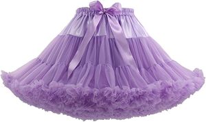 <span class=keywords><strong>Jupon</strong></span> en mousseline de soie pour <span class=keywords><strong>femme</strong></span> Nylon adulte Petti jupe Puffy Tutu <span class=keywords><strong>Tulle</strong></span> jupe princesse Ballet danse jupons sous-jupe - Product Image 5