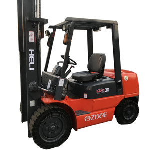 Venta al por mayor de mini montacargas diésel HELI 3T de 3 etapas usados para construcción de ingeniería, movimiento de tierras, 4.5M - Product Image 1
