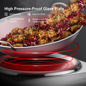 Cuisinière à <span class=keywords><strong>induction</strong></span> commerciale 6000W 380V, <span class=keywords><strong>plaque</strong></span> <span class=keywords><strong>de</strong></span> cuisson électrique haute puissance en acier inoxydable <span class=keywords><strong>pour</strong></span> wok, idéale <span class=keywords><strong>pour</strong></span> restaurants et hôtels - Product Image 4