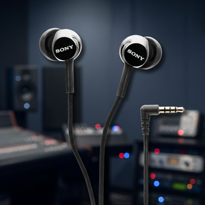 Audífonos Intrauditivos MDREX15LP/B - Controladores de Neodimio de 9 mm, Conector de Audio Estándar de 3.5 mm para Música y Desplazamientos, Color Negro - Product Image 3