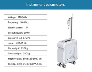 Le plus récent soins de la peau Hydrodermabrasion Machine de beauté du visage injecteur d'oxygène eau pulvérisation d'oxygène thérapie par Jet d'oxygène - Product Image 5