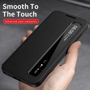 Funda de Teléfono al por Mayor para <span class=keywords><strong>Samsung</strong></span> <span class=keywords><strong>Galaxy</strong></span> S25 Ultra 5G, Funda de Cuero con Ventana para Teléfono <span class=keywords><strong>Celular</strong></span> - Product Image 4