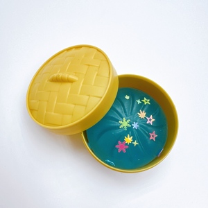 Wholesale Bun-shaped Promotional Toy Cute Dumpling Buns Baozi Squishy Stress Ball Small One 5.5cm Buns <b>Fidget</b> Toy with Steamer - Product Image 6