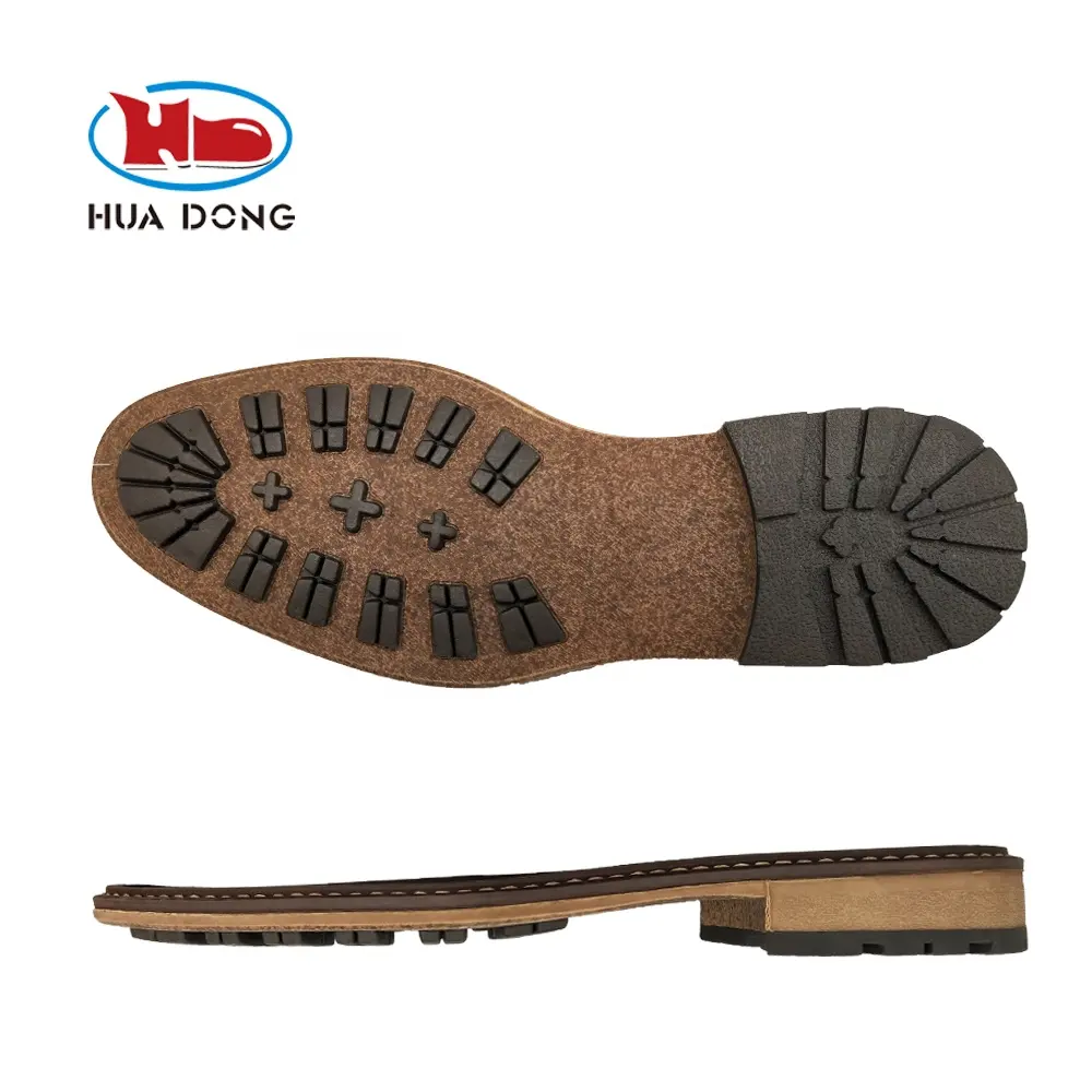 Hombre de Suela de zapato Welted Bicolor Suela botas Suela único experto Huadong mejor vendedor clásico TPR