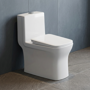 Inodoro de Cerámica Profesional Moderno de Una Pieza con Sifón en S para Baño, Set de Sanitarios de Seguridad al por Mayor - Product Image 2