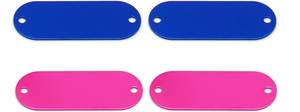 Targhette in <span class=keywords><strong>Metallo</strong></span> <span class=keywords><strong>Nero</strong></span> per Incisione, Etichette Vuote in Alluminio, Targhette per Portachiavi - Product Image 3