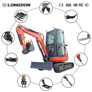 Mini Excavadora Versátil <span class=keywords><strong>de</strong></span> 2.5 Toneladas, Aprobada por Euro 5 y EPA, con Joystick <span class=keywords><strong>de</strong></span> Piloto, Cabina Opcional, Ideal para <span class=keywords><strong>Movimiento</strong></span> <span class=keywords><strong>de</strong></span> <span class=keywords><strong>Tierras</strong></span> y Construcción <span class=keywords><strong>de</strong></span> Carreteras - Product Image 2