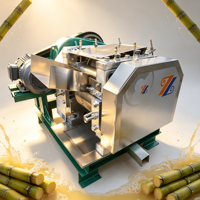 Best verkochte industriële grote automatische fruit- en groente-suikerrietpers van roestvrij staal, 5,5 kW, 380 V, voor restaurantgebruik
