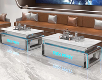 Table basse moderne de haute qualité, résistante à l'usure et durable, lumineuse, pour discothèques, KTV et bars