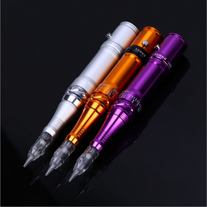 XR017 Meilleure Qualité <span class=keywords><strong>Rose</strong></span> Or Sourcils Machine À Tatouer Sans Fil Maquillage Permanent Stylo De Tatouage Rechargeable Pistolet De Tatouage - Product Image 2