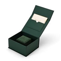 Boîte cadeau en papier pour bijoux avec boîte à bague en velours intérieure incluse, carte de vœux vierge, parfaite pour une demande en mariage ou un fiançailles