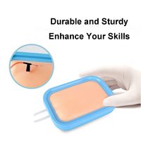 Kit de Práctica de Inyección Intravascular Premium con Modelo Anatómico de Silicona y Almohadilla de Sutura para Entrenamiento en Ciencias Médicas