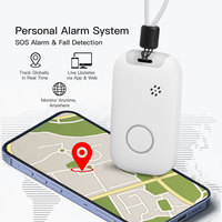 Dispositivo de Teleasistencia 4G para Personas Mayores con Detección de Caídas, Botón SOS, Localizador GPS, Llamada Bidireccional y Alarma Personal