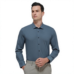 เสื้อเชิ้ตผู้ชาย Nexus Fabrica ผ้าฝ้ายป๊อปลิน 100% ลายทาง ปกคอปก แขนยาว สำหรับใส่ทำงานในออฟฟิศ ป้องกันรอยยับ - Product Image 2