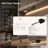 Sakelar Sensor Pintu Lemari 12V/24V Kabel Berkabel Kontrol Terpusat Satu Pintu Lampu LED dengan Garansi 3 Tahun GRATIS-08C-21