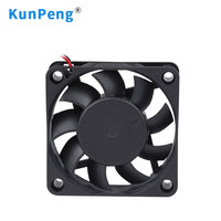 6015 0.26A 35dBA 6CM 12V 24V 3000 tr/min 60x60x15mm 60mm Dc petit ventilateur de refroidissement à flux axial sans brosse