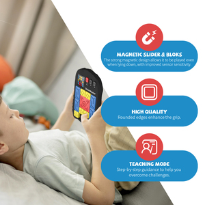 Gioco da Tavolo Elettronico Ricaricabile Tutto-in-Uno con 500+ Livelli, Divertente Puzzle Scorrevole per Bambini, Giocattolo Educativo - Product Image 5