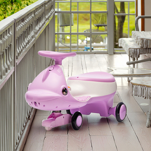 Vente en gros de voiture jouet pour bébé 2-en-1 à 5 roues avec toboggan et balançoire, à piles, pour enfants de 2 à 4 ans - Product Image 3