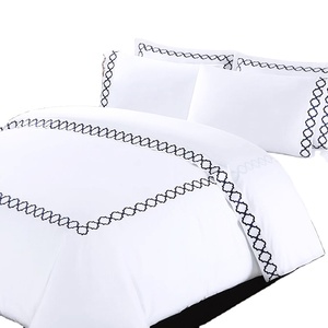 En gros <span class=keywords><strong>super</strong></span> doux ensemble de couette maison 100% coton ensemble de literie de luxe - Product Image 1