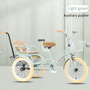 Usine Double Sièges <span class=keywords><strong>16</strong></span>/18/20 <span class=keywords><strong>Pouces</strong></span> 3 Roues Vélo Vélos Marcheur Jumeaux <span class=keywords><strong>B</strong></span>é<span class=keywords><strong>b</strong></span>é Tricycle Trike pour Enfants - Product Image 3