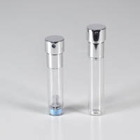 Atomiseur de parfum portable en aluminium personnalisé de 10 ml, mini flacon rechargeable avec pompe pulvérisatrice