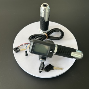 Elektrikli bisiklet 36V-72V hızlandırıcı Scooter üç tekerlekli bisiklet aksesuarı LCD ekran büküm kavrama gaz gidon LED denetleyici pil - Product Image 5