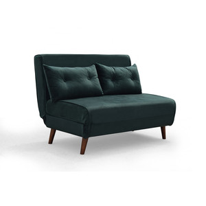 Nouveau Modèle Pliant Couchette Convertible <span class=keywords><strong>Futon</strong></span> Velours Tissu Chaise Canapé-Lit pour le <span class=keywords><strong>Salon</strong></span> - Product Image 3