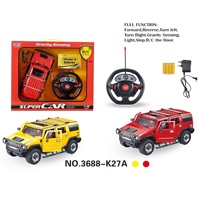 4DRC Coche de Control Remoto a Escala 1:16, Modelo de Simulación con Apertura de Puertas, 5 Canales, Alta Velocidad, Derrape, Vehículo Deportivo Eléctrico, 27MHz, Juguete RC