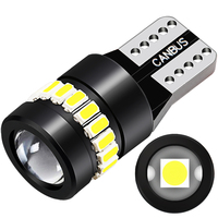 Sunshiny 18+1SMD T10 194 Canbus LED 12V 18SMD 3014 W5W Ampoule de tableau de bord sans erreur 155LM 50000Hrs Blanc Rouge Jaune CE RoHS
